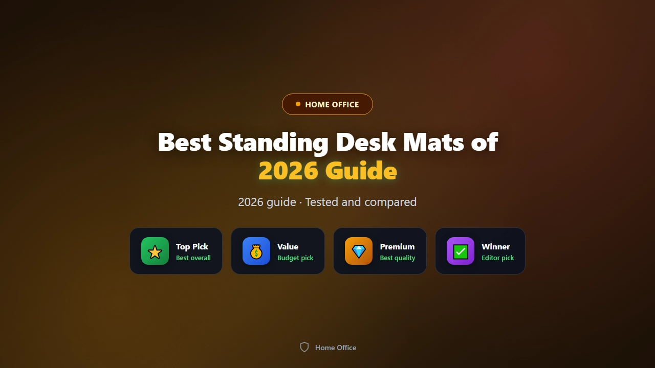 Best Standing Desk Mats of 2026 (Anti-Fatigue)