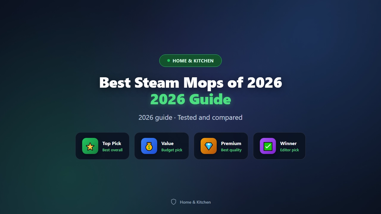 Best Steam Mops of 2026 (Hard Floor Cleaning)