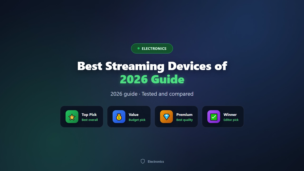 Best Streaming Devices of 2026: Roku, Fire Stick, and Apple TV