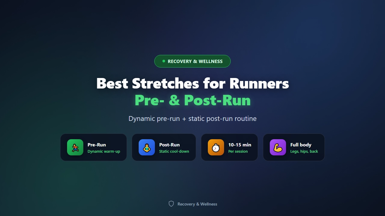 Best Stretches for Runners: Pre-Run and Post-Run Routine