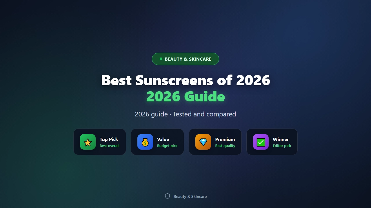 Best Sunscreens of 2026 (Daily SPF Picks Without White Cast)
