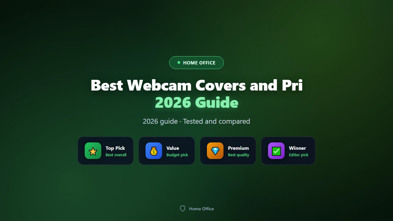 Best Webcam Covers and Privacy Gadgets of 2026
