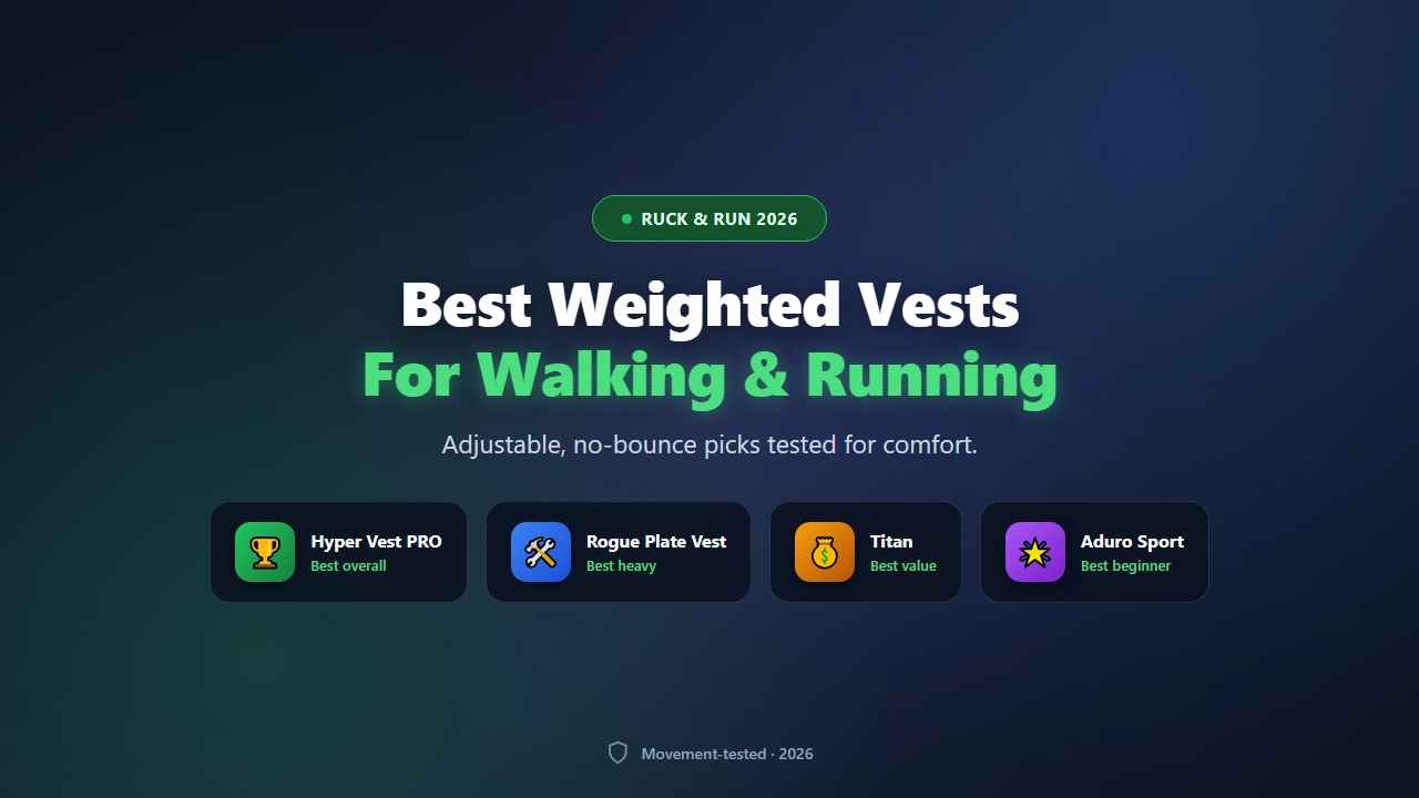 Best Weighted Vests for Walking and Running