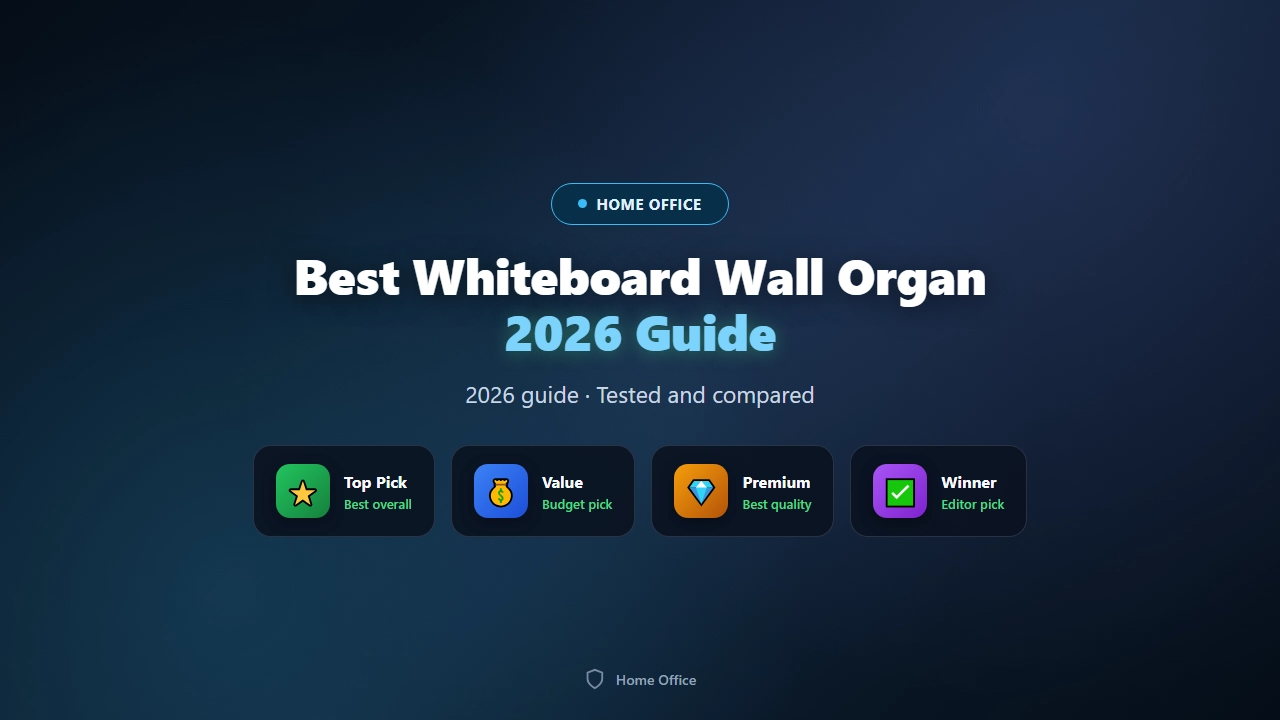 Best Whiteboard Wall Organizers of 2026 for Home Offices