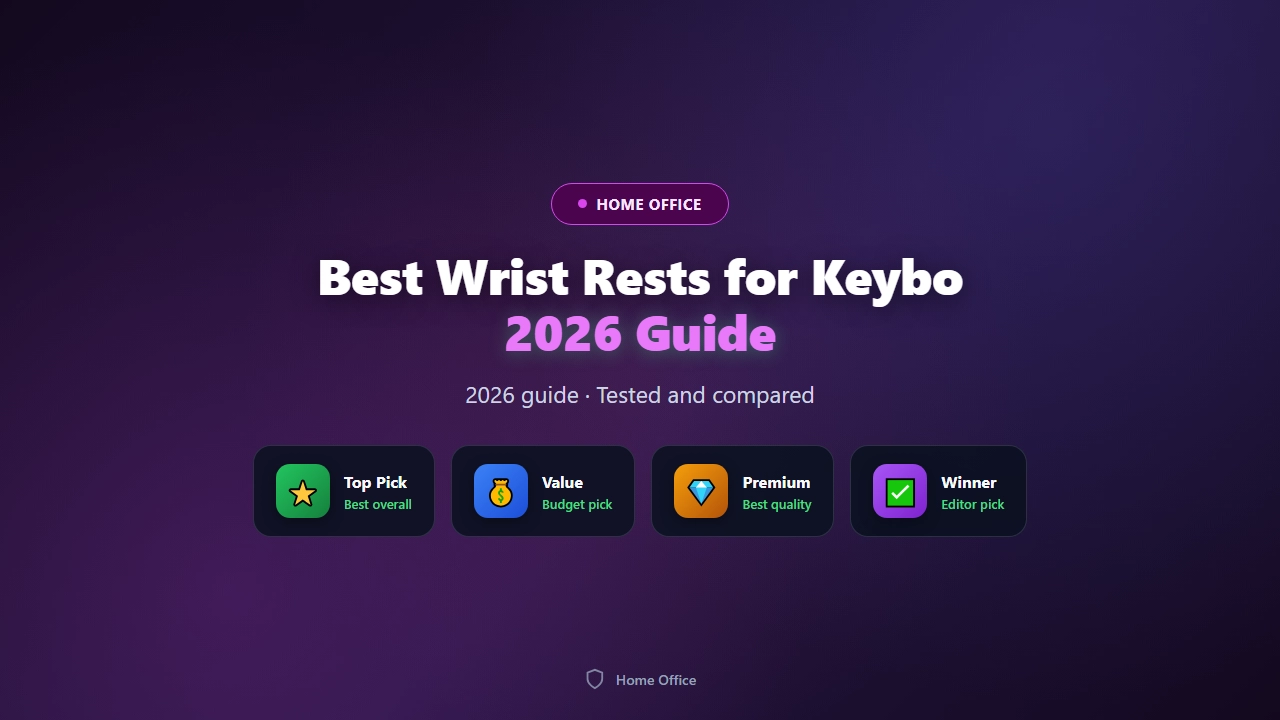 Best Wrist Rests for Keyboards of 2026 (Gel vs Memory Foam)