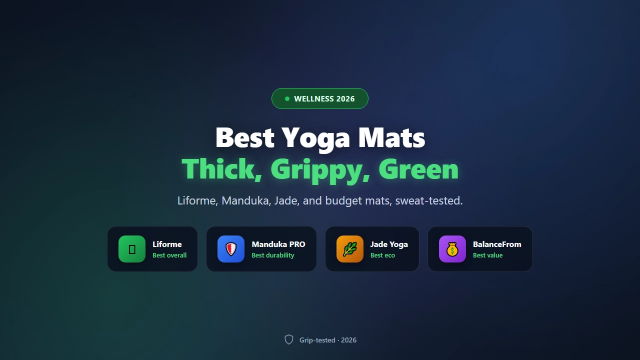 Best Yoga Mats of 2026: Thick, Non-Slip, and Eco-Friendly Options