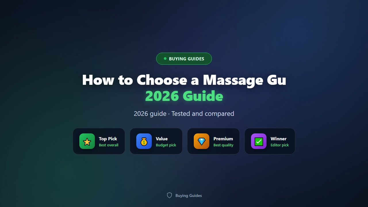 How to Choose a Massage Gun (2026 Buying Guide)
