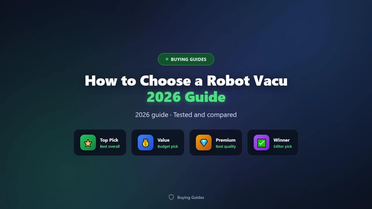 How to Choose a Robot Vacuum (2026 Buying Guide)