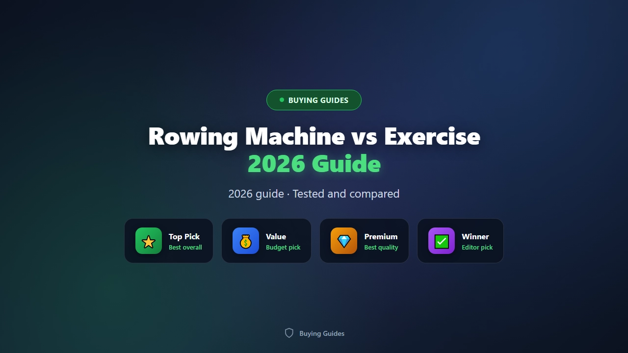 Rowing Machine vs Exercise Bike (2026 Cardio Comparison)