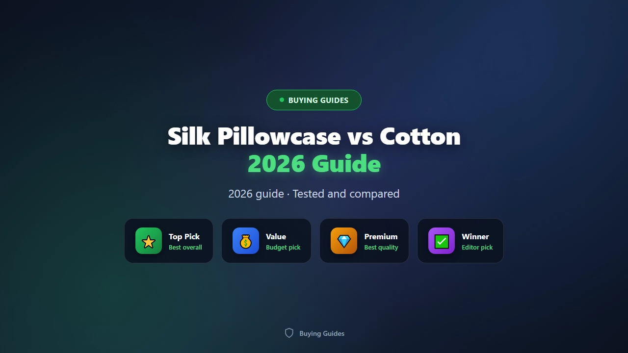 Silk Pillowcase vs Cotton: Which Is Better for Skin and Hair?