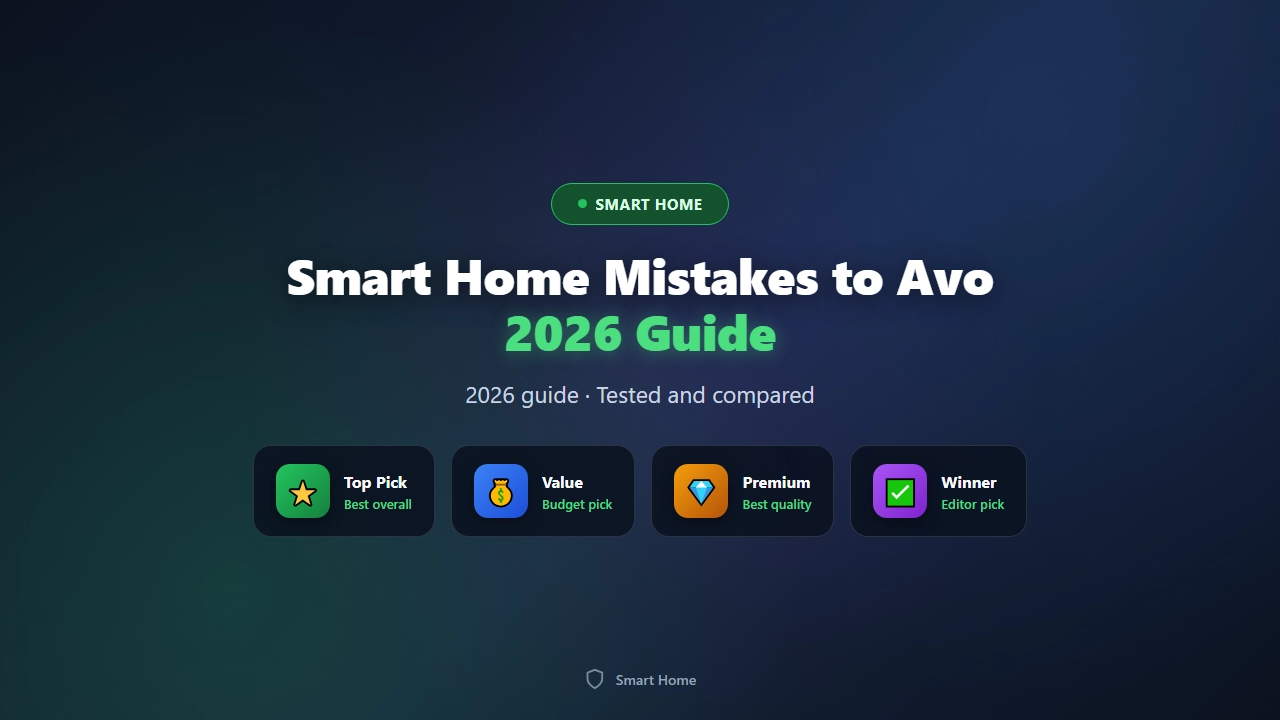 Smart Home Mistakes to Avoid: 12 Common Setup Errors