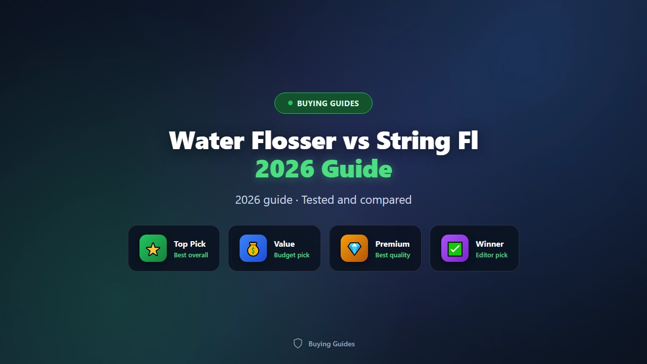 Water Flosser vs String Floss: Which Is Better?