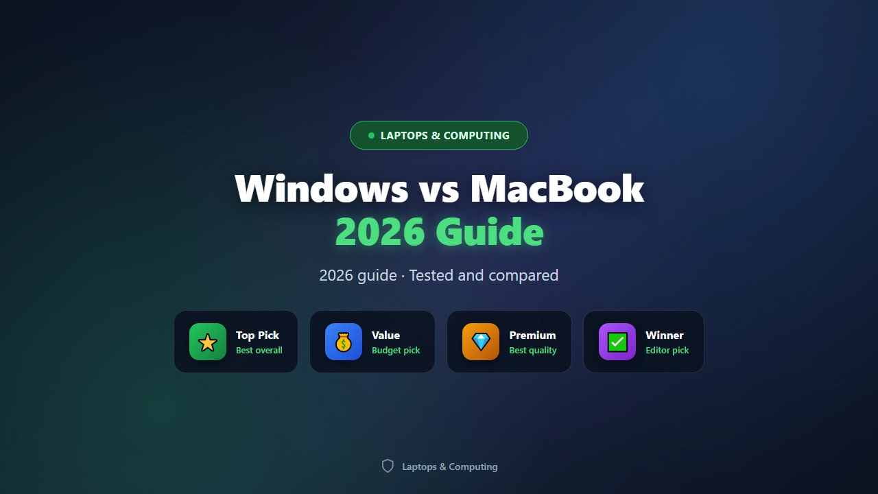 Windows vs MacBook: Which Laptop Is Better in 2026?